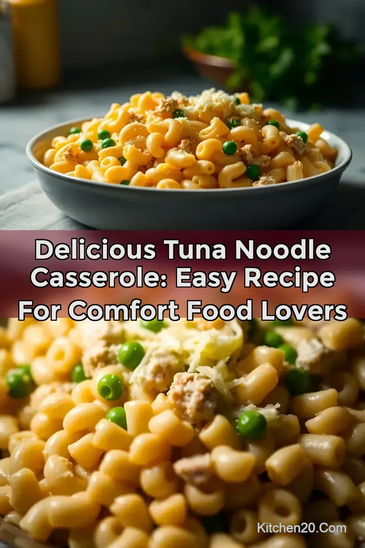 Delicious Tuna Noodle Casserole: Easy Recipe for Comfort Food Lovers