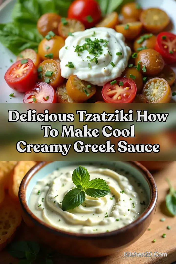 Delicious Tzatziki How To Make Cool Creamy Greek Sauce