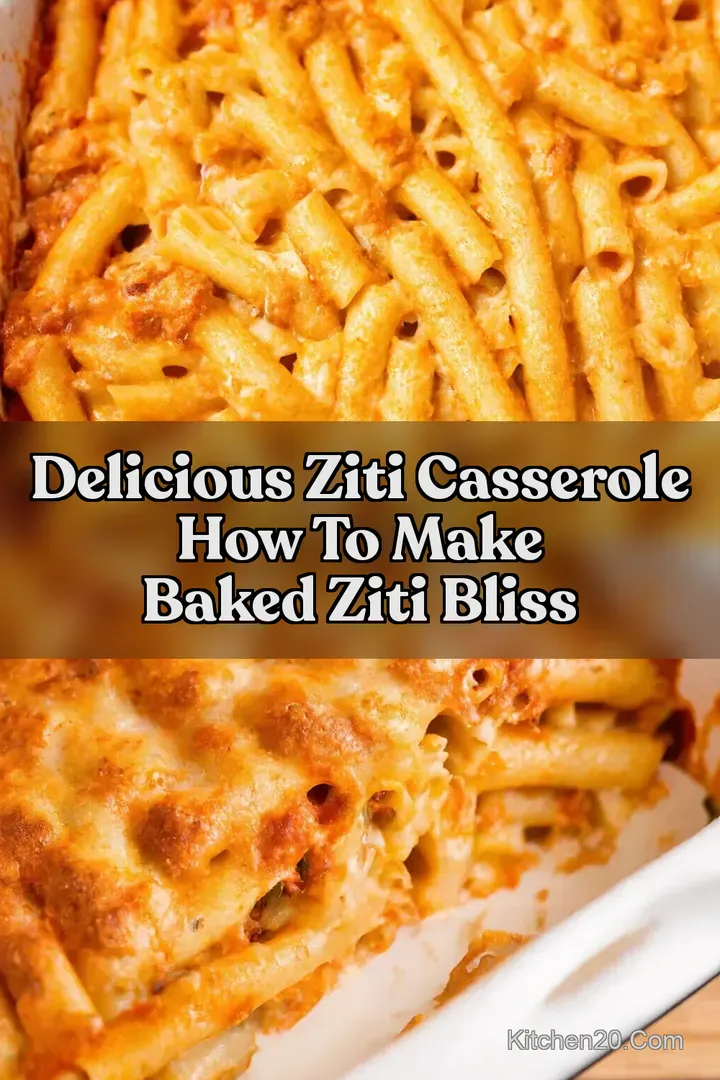 Delicious Ziti Casserole How to Make Baked Ziti Bliss : PIN FOR LATER Delicious Ziti Casserole How to Make Baked Ziti Bliss