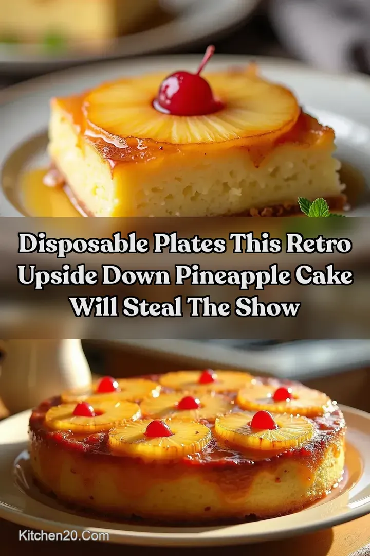 Disposable Plates This Retro Upside Down Pineapple Cake Will Steal the Show