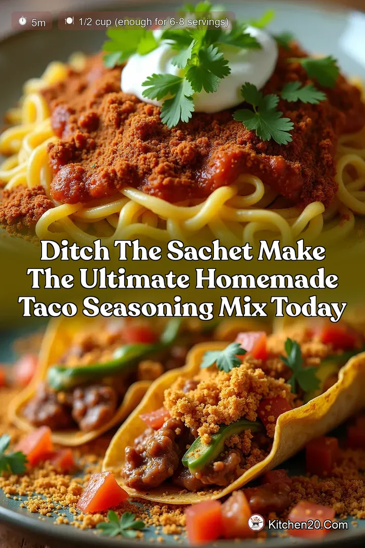 Ditch the Sachet Make the Ultimate Homemade Taco Seasoning Mix Today