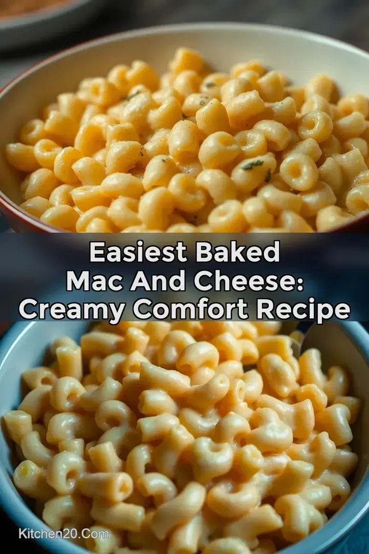 Easiest Baked Mac And Cheese: Creamy Comfort Recipe