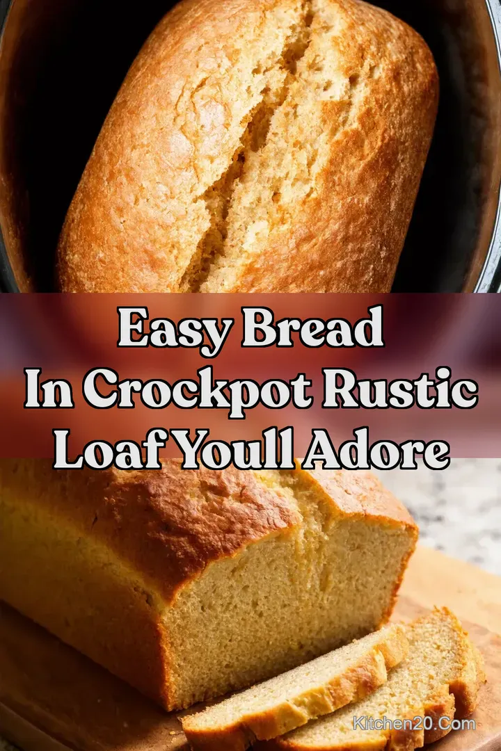 Easy Bread In Crockpot Rustic Loaf Youll Adore