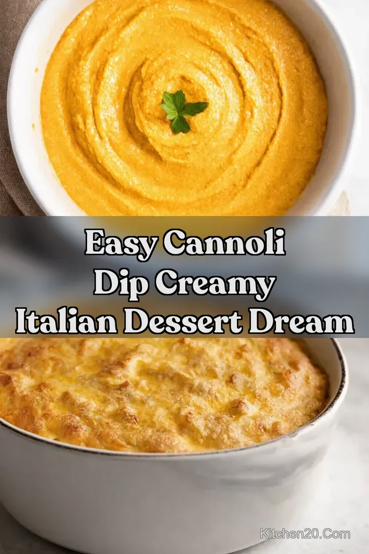 Easy Cannoli Dip Creamy Italian Dessert Dream