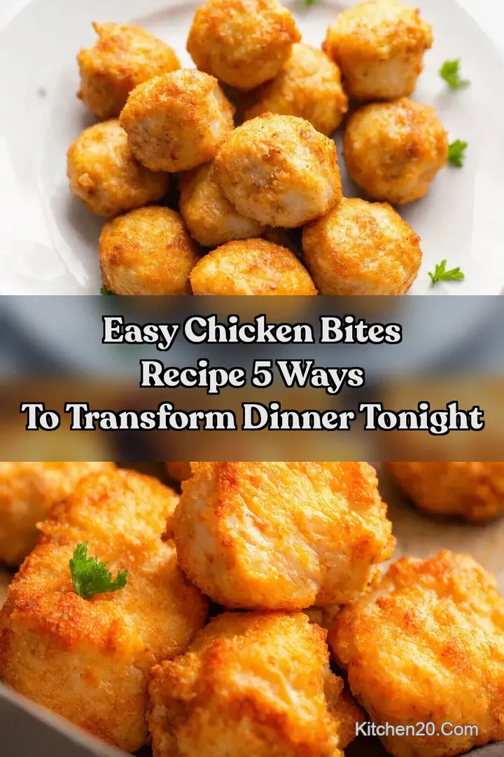 Easy Chicken Bites Recipe 5 Ways To Transform Dinner Tonight