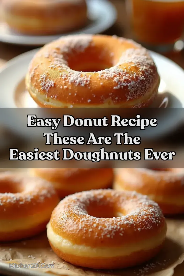 Easy Donut Recipe These Are the Easiest Doughnuts Ever