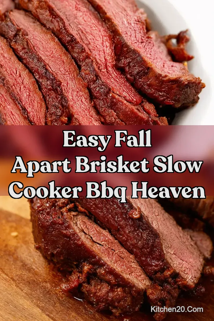 Easy Fall Apart Brisket Slow Cooker BBQ Heaven