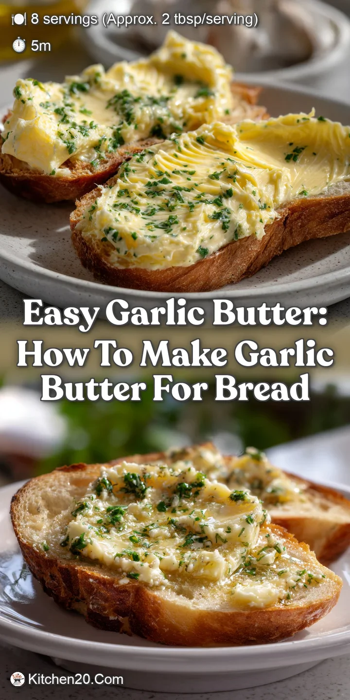 Easy Garlic Butter: How To Make Garlic Butter For Bread