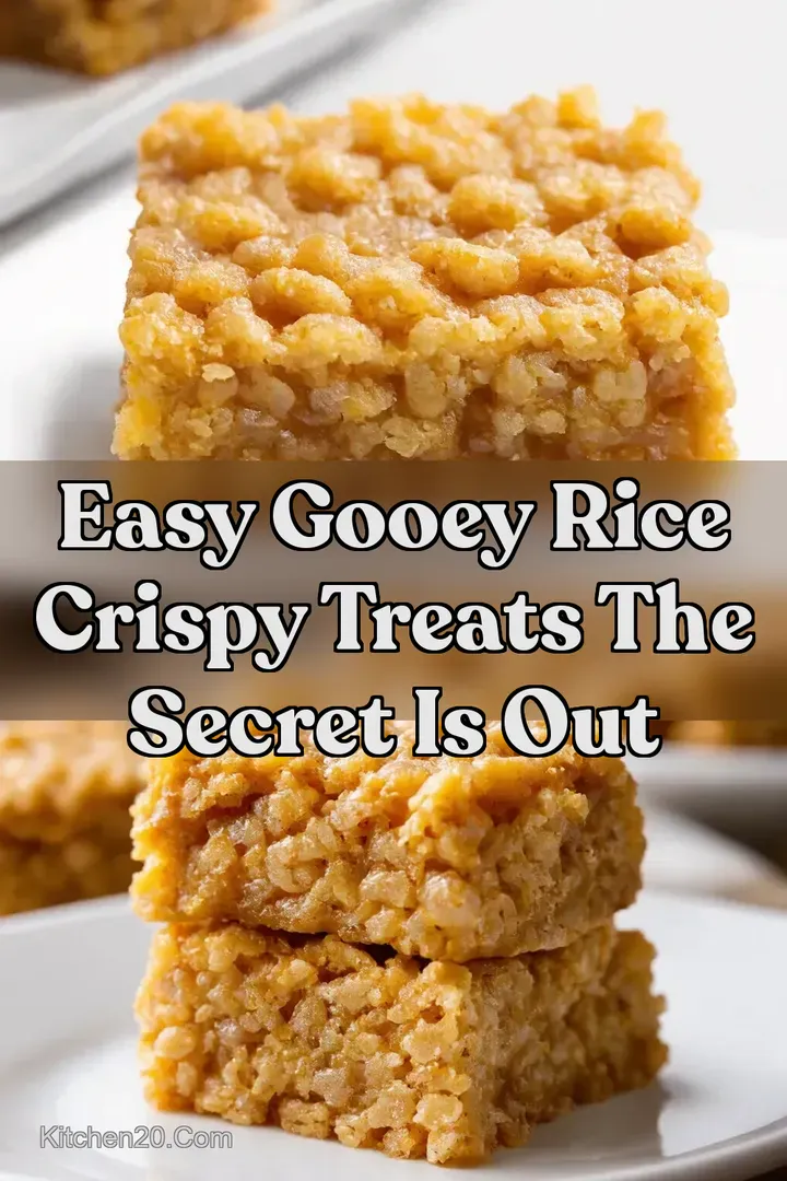 Easy Gooey Rice Crispy Treats The Secret is Out