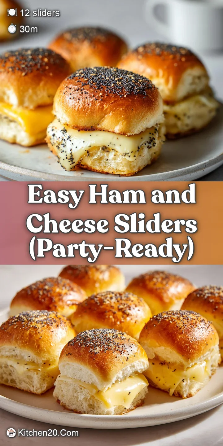 Extreme close-up of a melted cheese pull between two golden toasted buns with layers of savory sliced pink ham