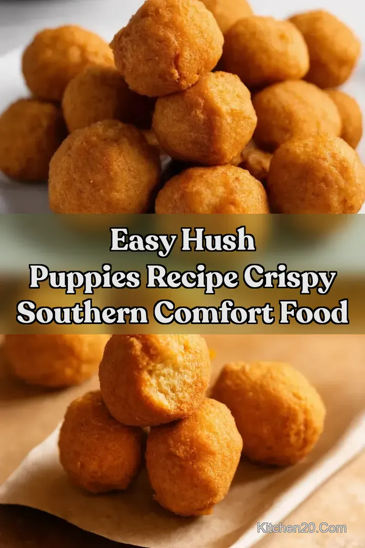 Easy Hush Puppies Recipe Crispy Southern Comfort Food : PIN FOR LATER Easy Hush Puppies Recipe Crispy Southern Comfort Food