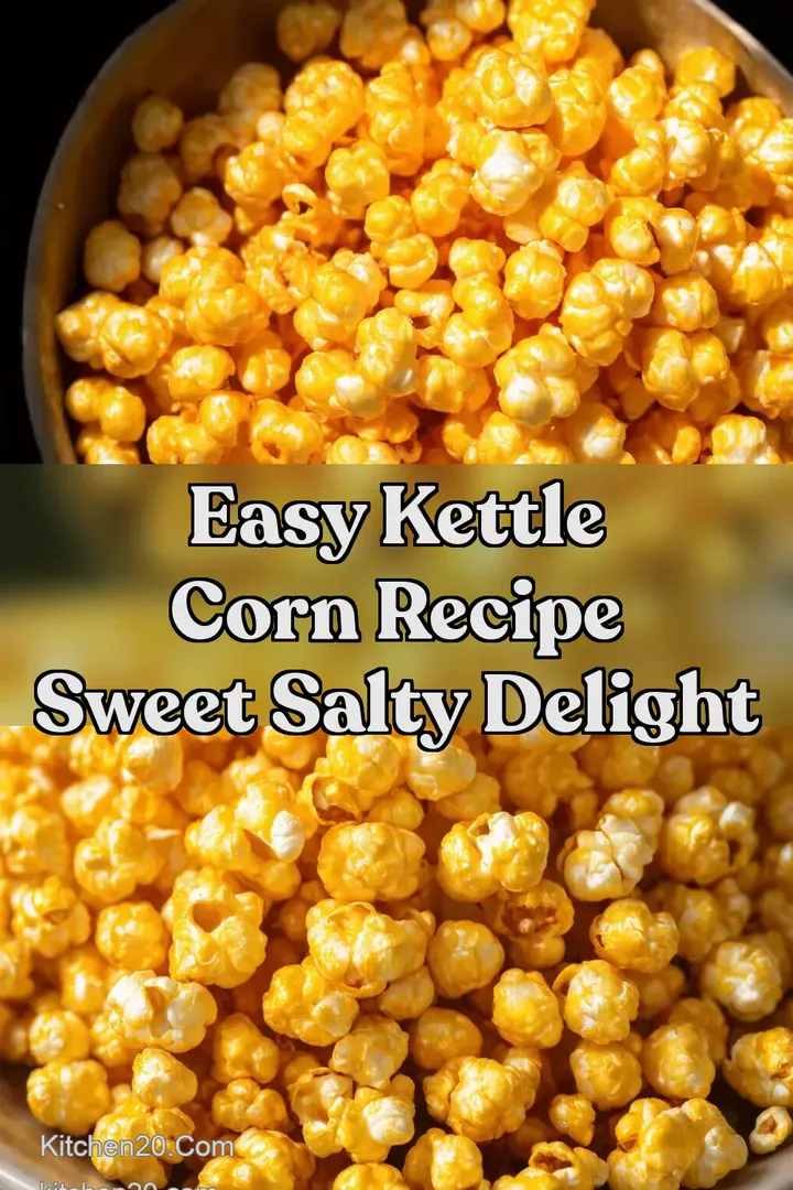 Easy Kettle Corn Recipe Sweet Salty Delight