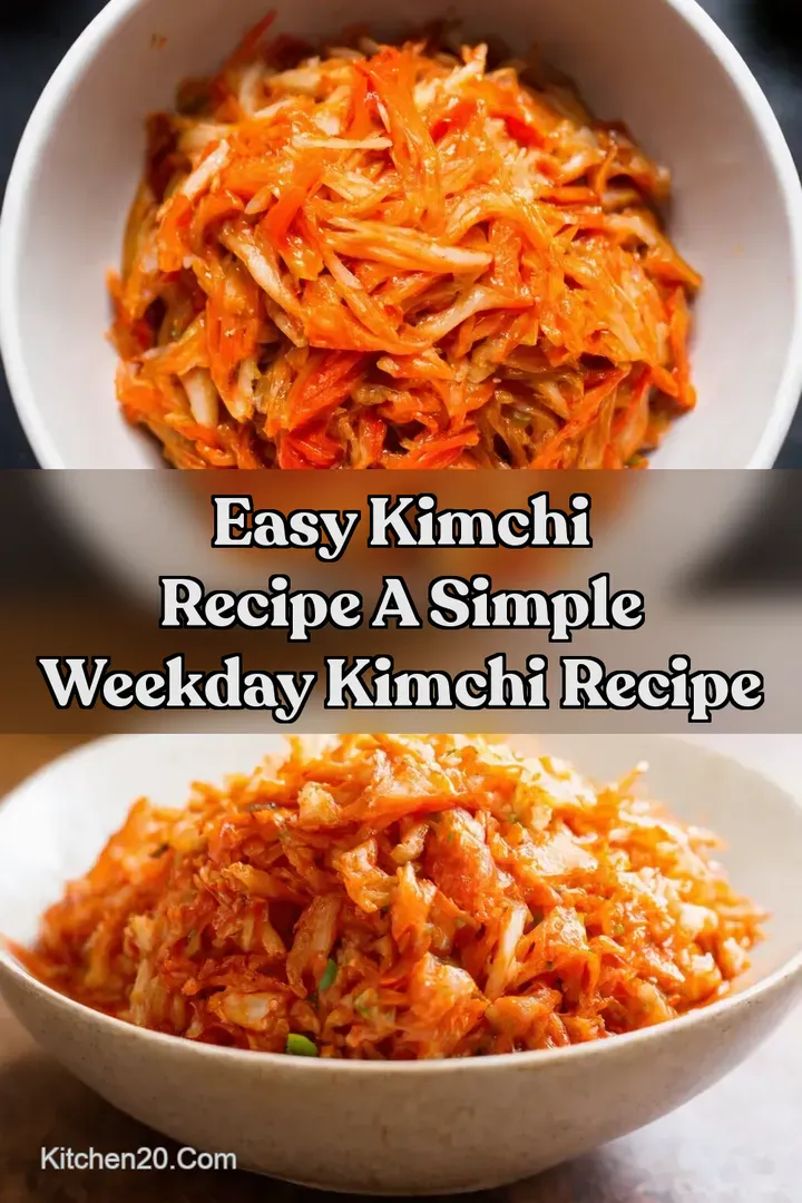 Easy Kimchi Recipe A Simple Weekday Kimchi Recipe