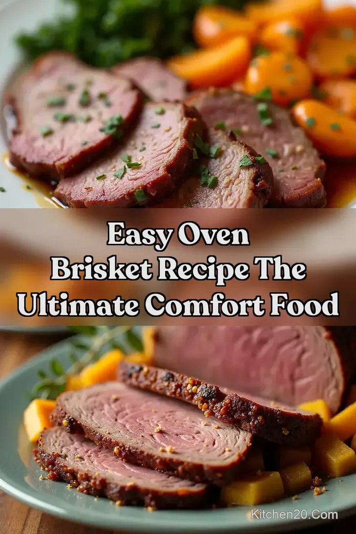 Easy Oven Brisket Recipe The Ultimate Comfort Food