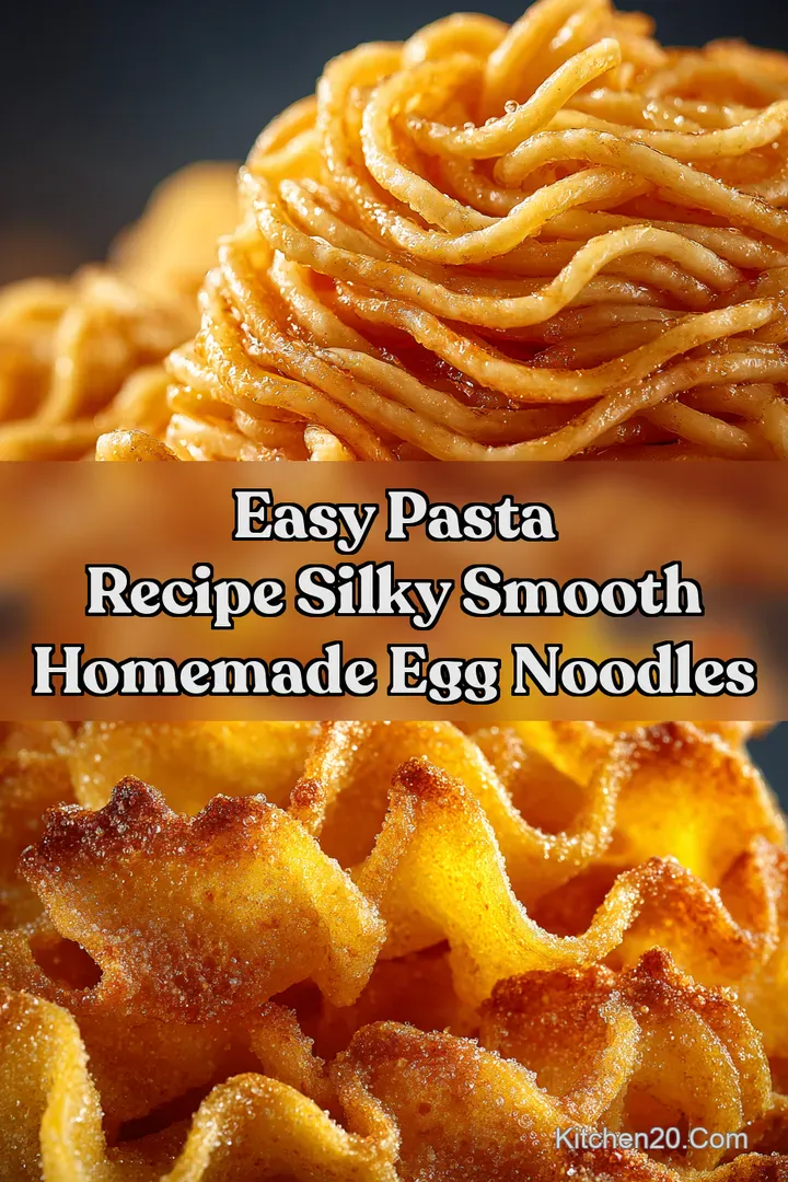 Easy Pasta Recipe Silky Smooth Homemade Egg Noodles