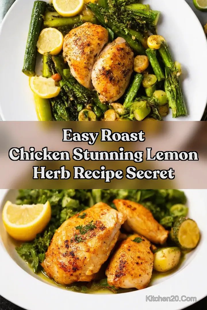 Easy Roast Chicken Stunning Lemon Herb Recipe Secret