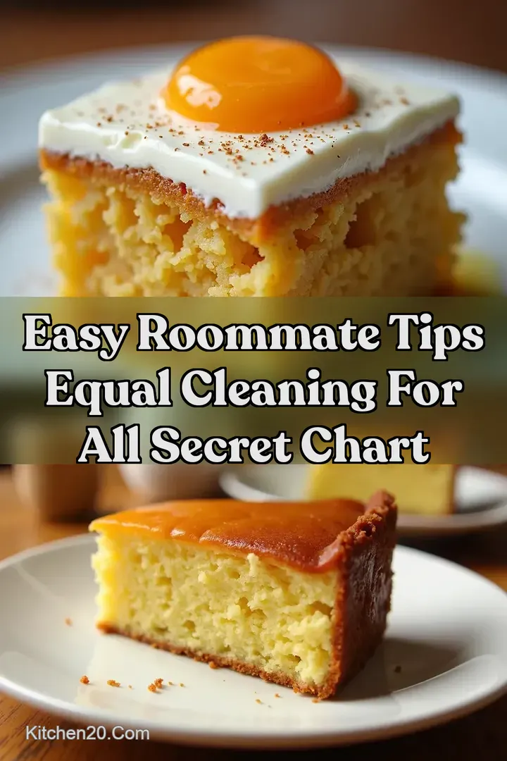 Easy Roommate Tips Equal Cleaning For All Secret Chart