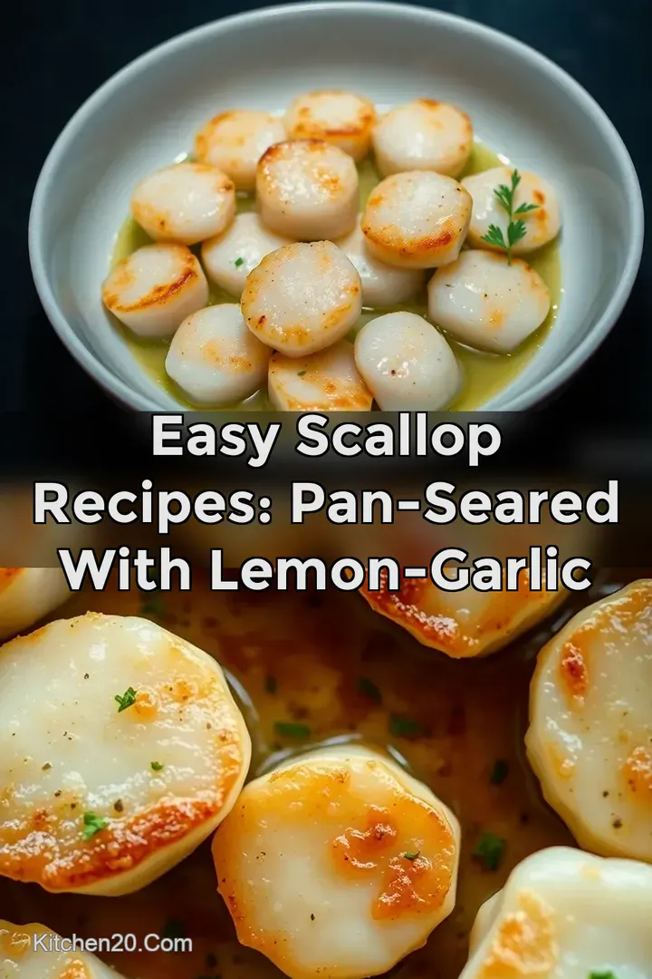 Easy Scallop Recipes: Pan-Seared With Lemon-Garlic