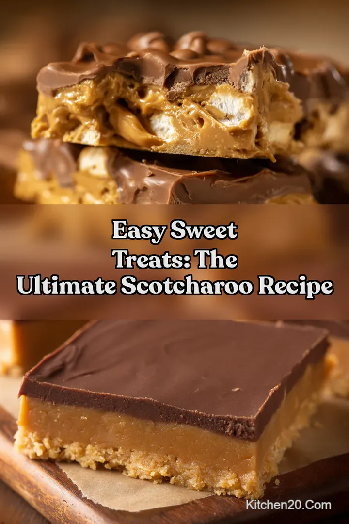 Easy Sweet Treats: The Ultimate Scotcharoo Recipe : PIN FOR LATER Easy Sweet Treats: The Ultimate Scotcharoo Recipe