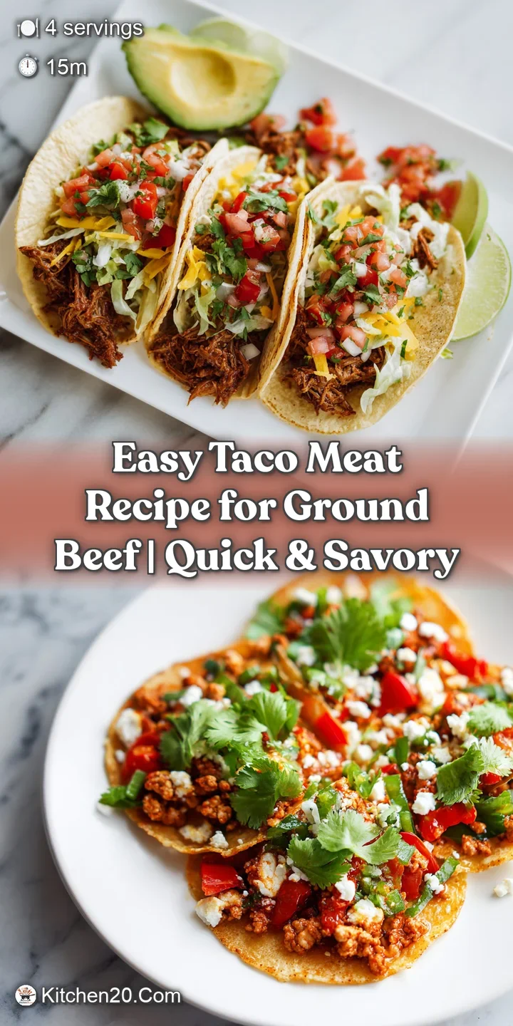 Close-up of seasoned ground beef showing texture and rich color. Visual cues suggest a tender, flavorful, and satisfying b...