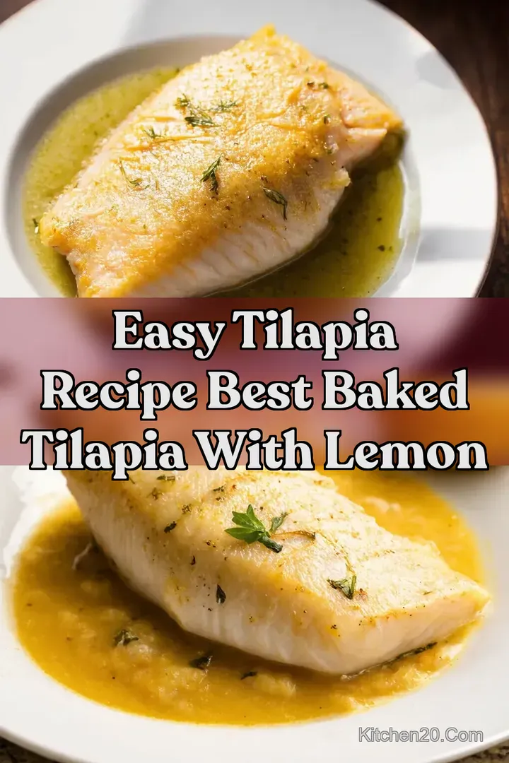 Easy Tilapia Recipe Best Baked Tilapia With Lemon