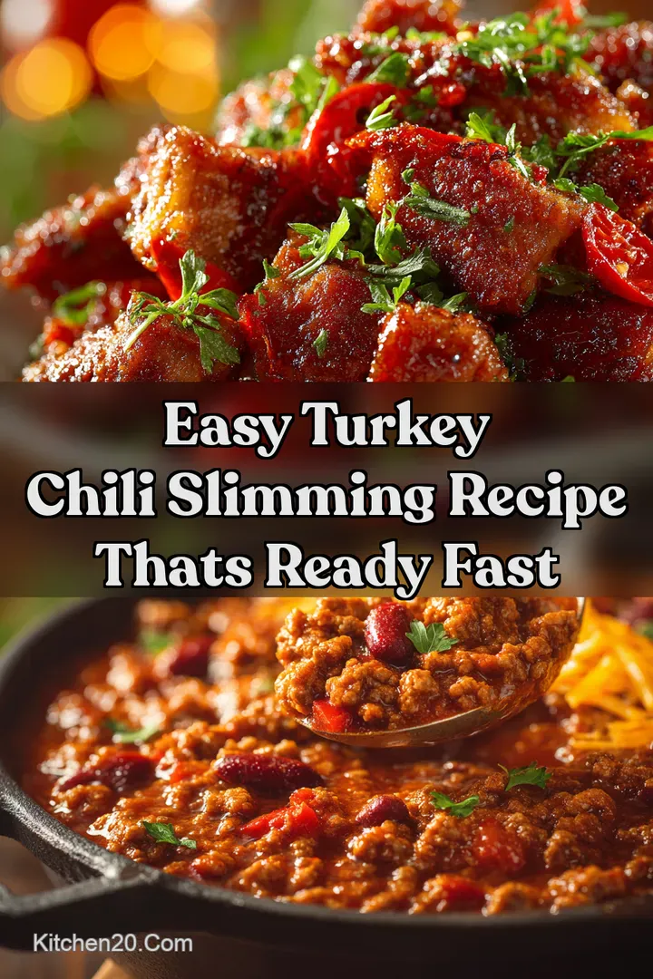 Easy Turkey Chili Slimming Recipe Thats Ready Fast