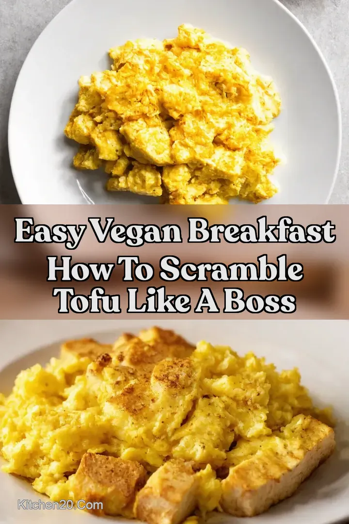 Easy Vegan Breakfast How to Scramble Tofu Like a Boss