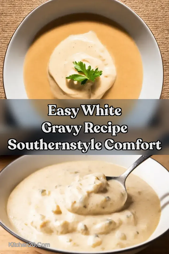 Easy White Gravy Recipe SouthernStyle Comfort