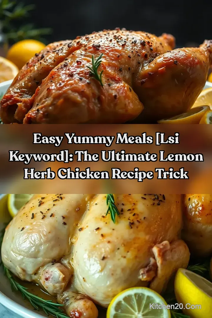 Easy Yummy Meals [LSI keyword]: The Ultimate Lemon Herb Chicken Recipe Trick