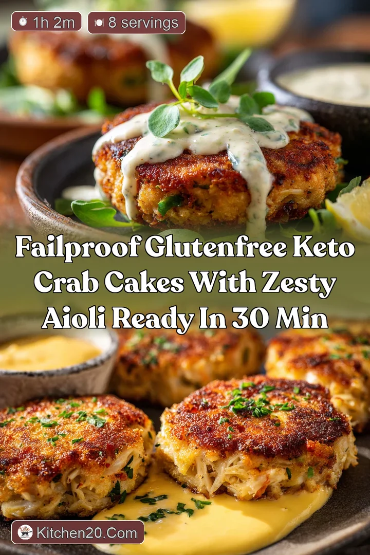 FailProof GlutenFree Keto Crab Cakes with Zesty Aioli Ready in 30 Min