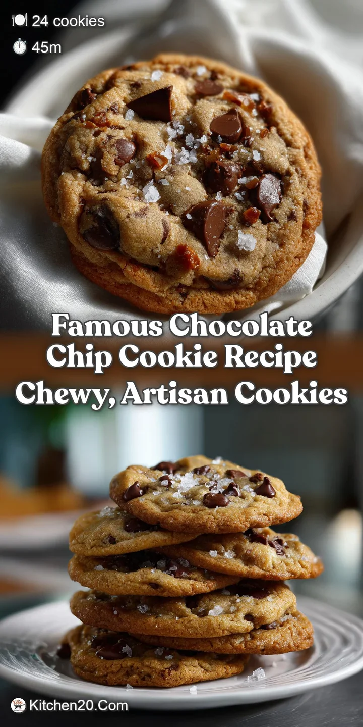 Famous Chocolate Chip Cookie Recipe Chewy Artisan Cookies