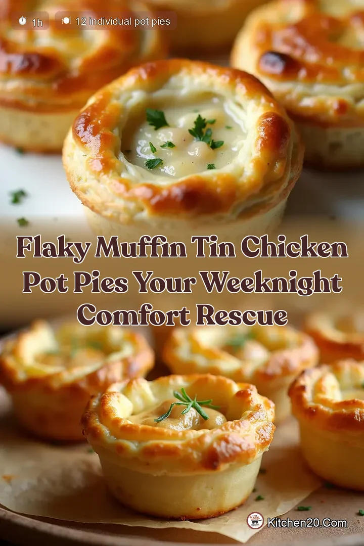 Flaky Muffin Tin Chicken Pot Pies Your Weeknight Comfort Rescue