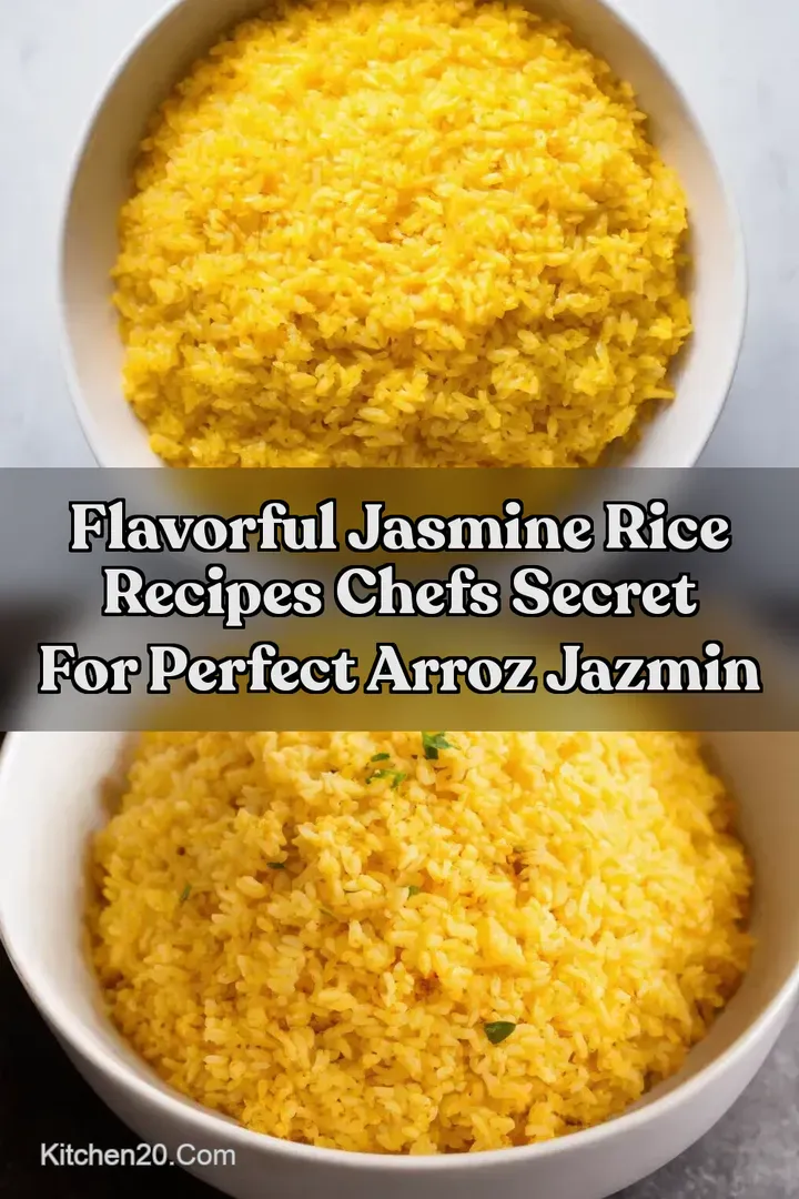 Flavorful Jasmine Rice Recipes Chefs Secret for Perfect Arroz Jazmin