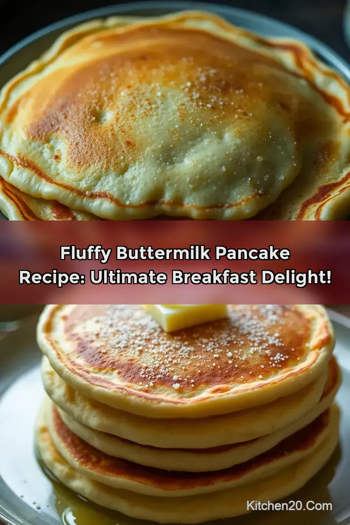 Fluffy Buttermilk Pancake Recipe: Ultimate Breakfast Delight!