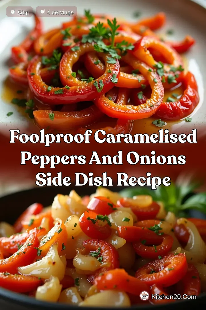 Foolproof Caramelised Peppers and Onions Side Dish Recipe