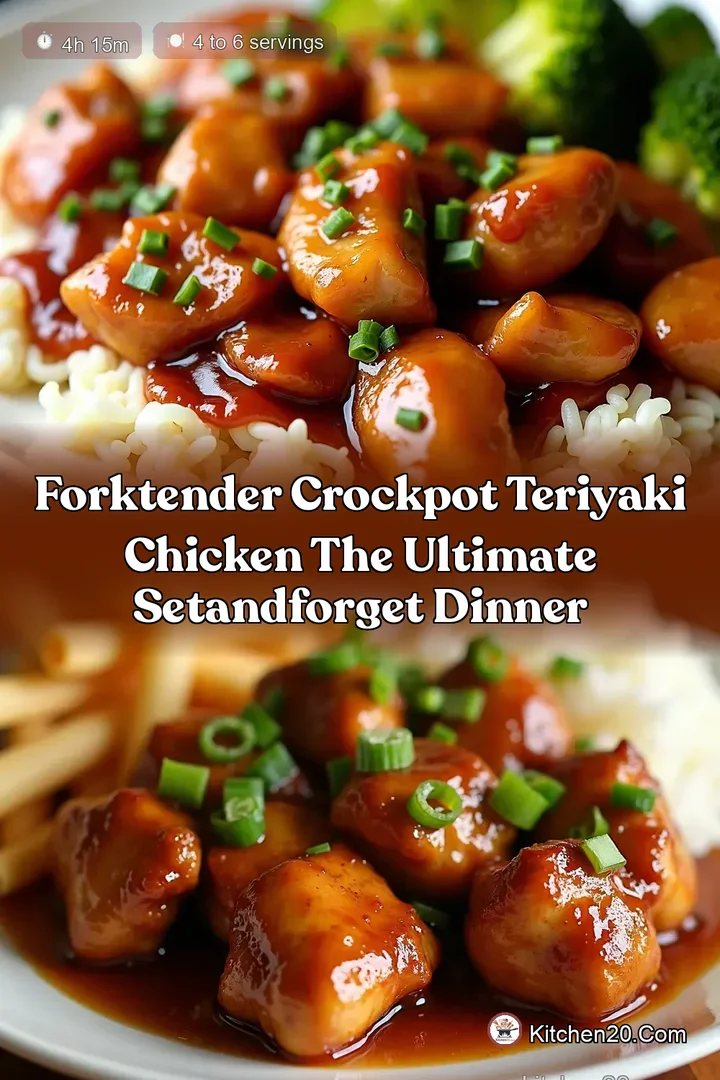 ForkTender Crockpot Teriyaki Chicken The Ultimate SetandForget Dinner