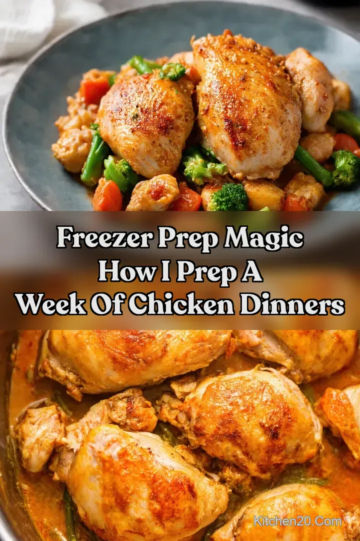 Freezer Prep Magic How I Prep a Week of Chicken Dinners