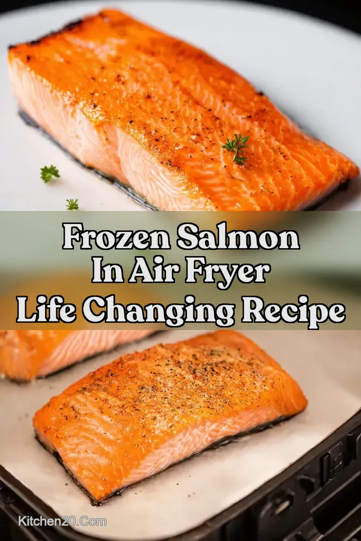 Frozen Salmon in Air Fryer Life Changing Recipe : PIN FOR LATER Frozen Salmon in Air Fryer Life Changing Recipe