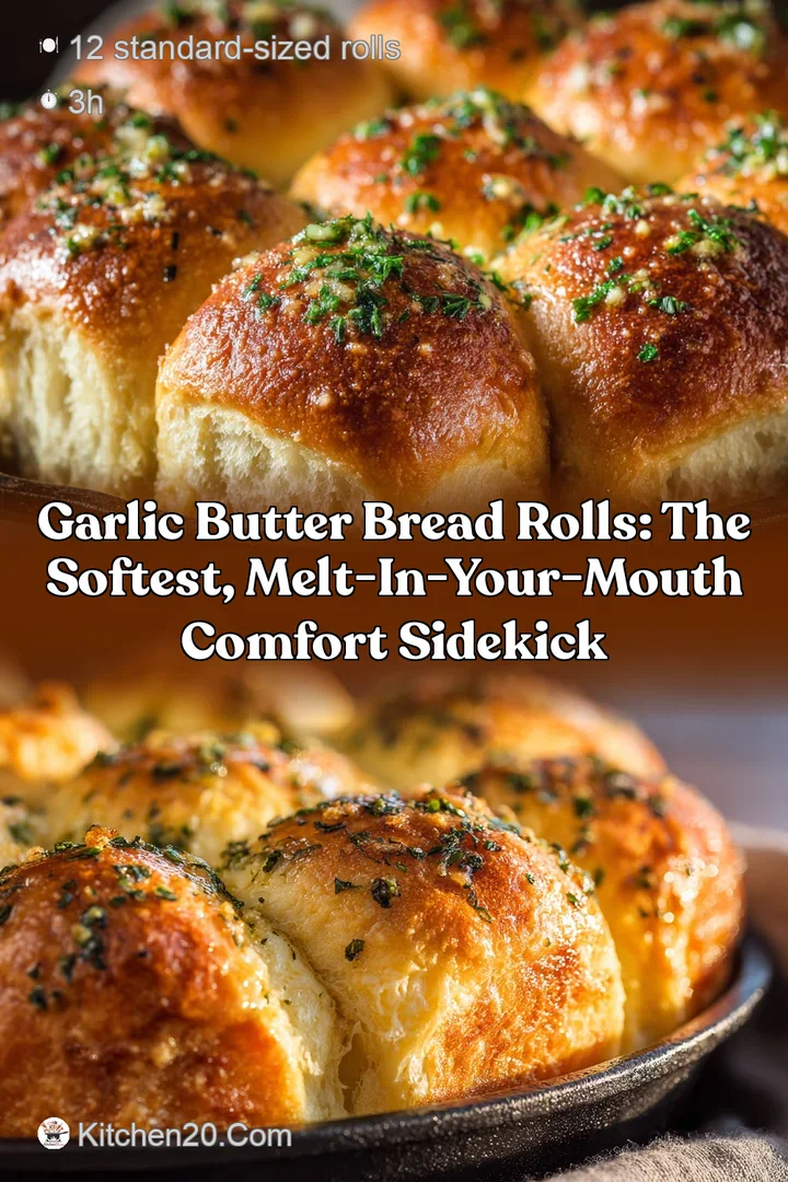 Garlic Butter Bread Rolls: The Softest Melt-in-Your-Mouth Comfort Sidekick