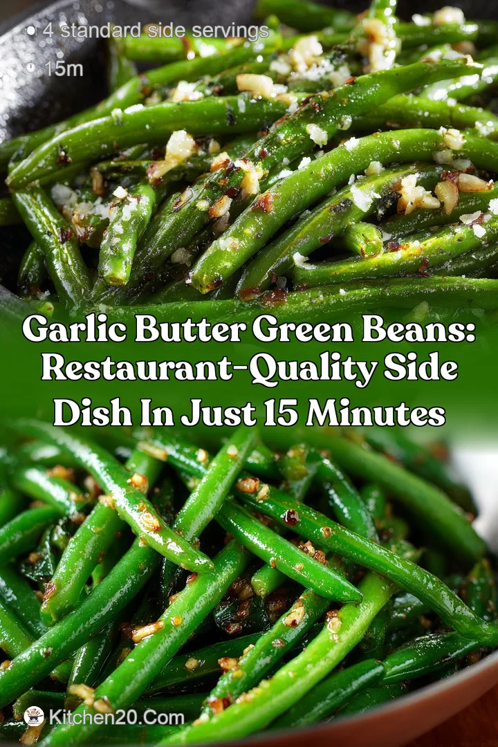 Garlic Butter Green Beans: Restaurant-Quality Side Dish in Just 15 Minutes