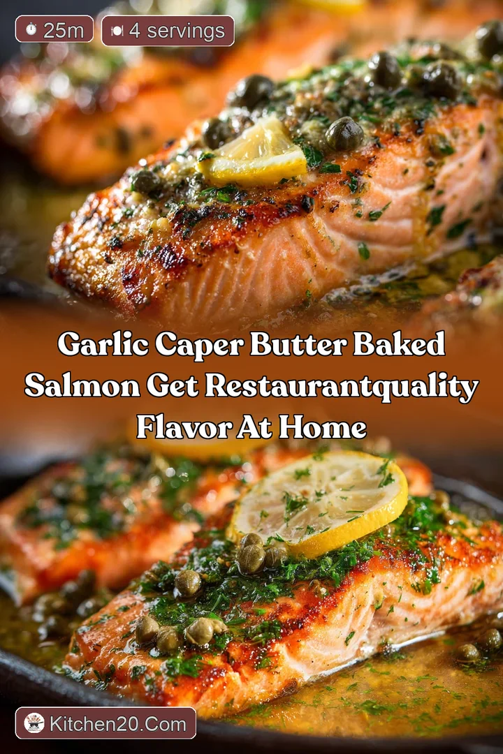 Garlic Caper Butter Baked Salmon Get RestaurantQuality Flavor At Home