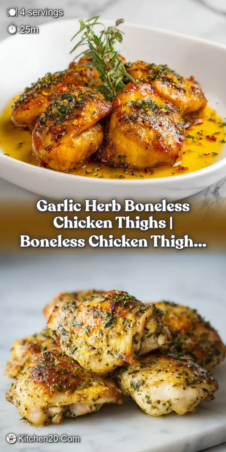 A succulent, close-up view of a chicken thigh, showcasing its tender, flaky texture and aromatic herb coating.