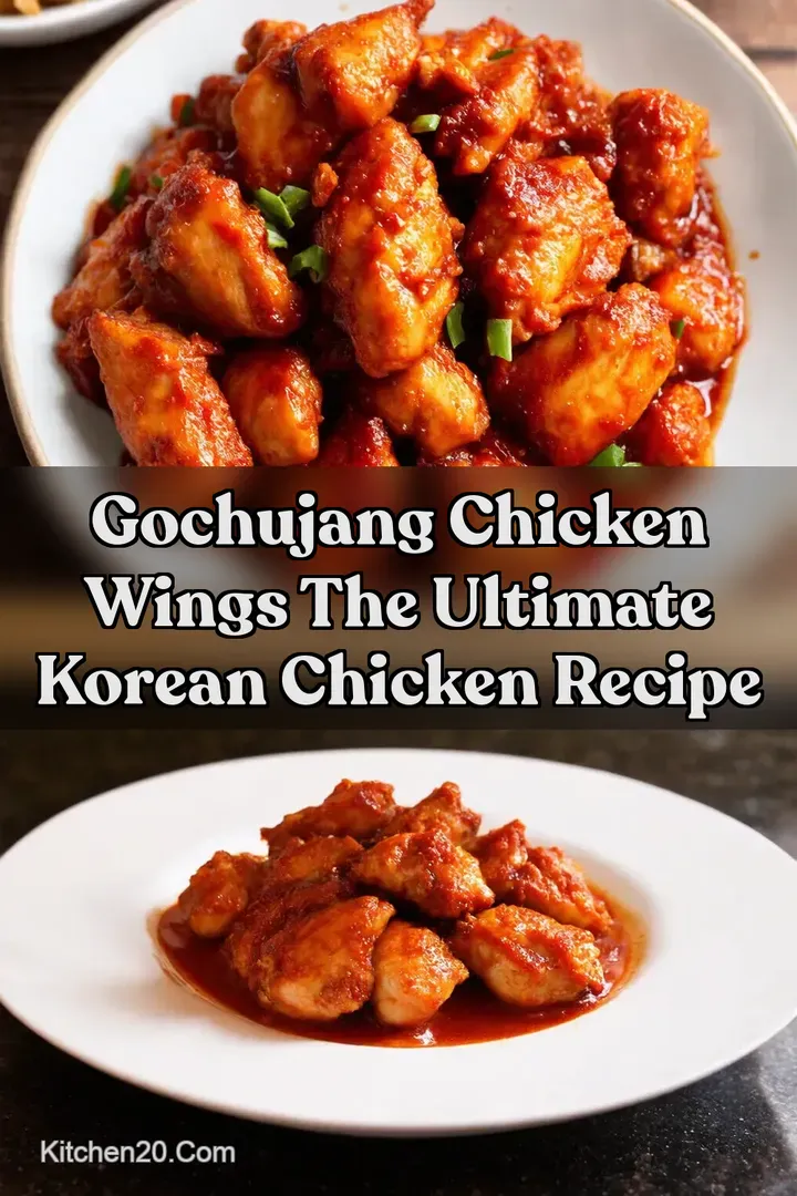 Gochujang Chicken Wings The Ultimate Korean Chicken Recipe