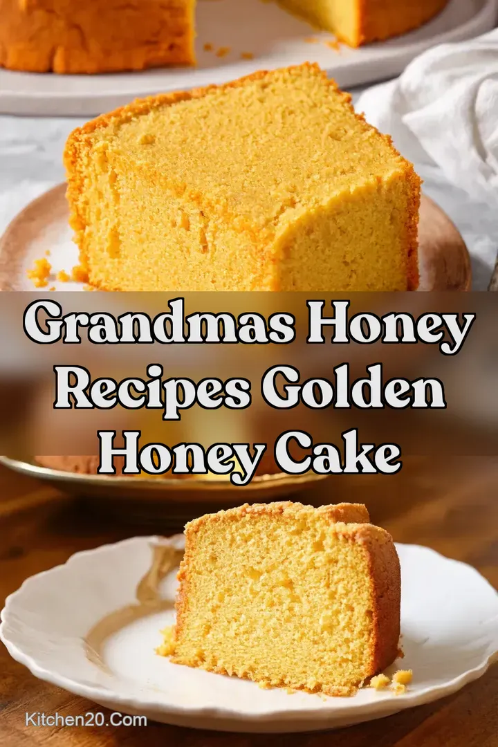 Grandmas Honey Recipes Golden Honey Cake : PIN FOR LATER Grandmas Honey Recipes Golden Honey Cake