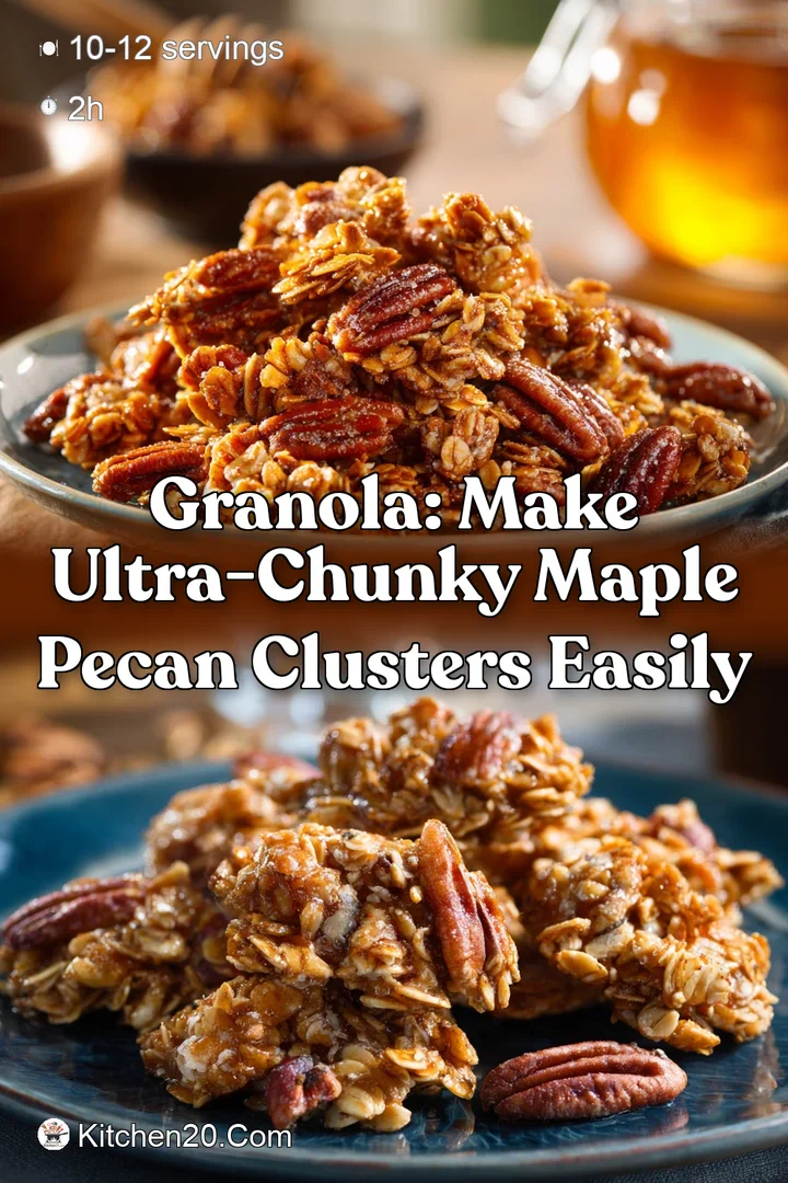 Granola: Make Ultra-Chunky Maple Pecan Clusters Easily