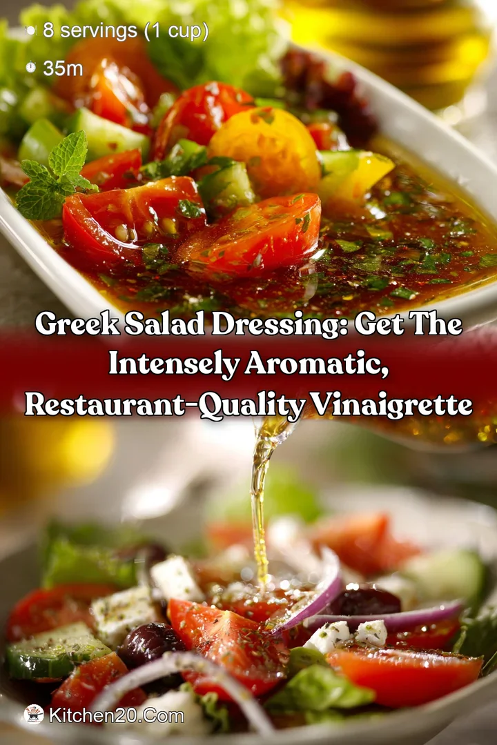 Greek Salad Dressing: Get the Intensely Aromatic Restaurant-Quality Vinaigrette