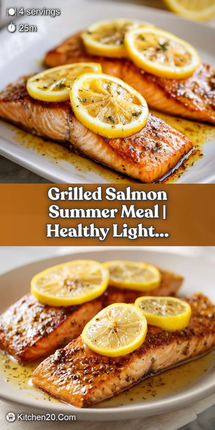 Close-up of flaky, moist salmon with dark grill marks and a glistening glaze, topped with a fresh parsley garnish.