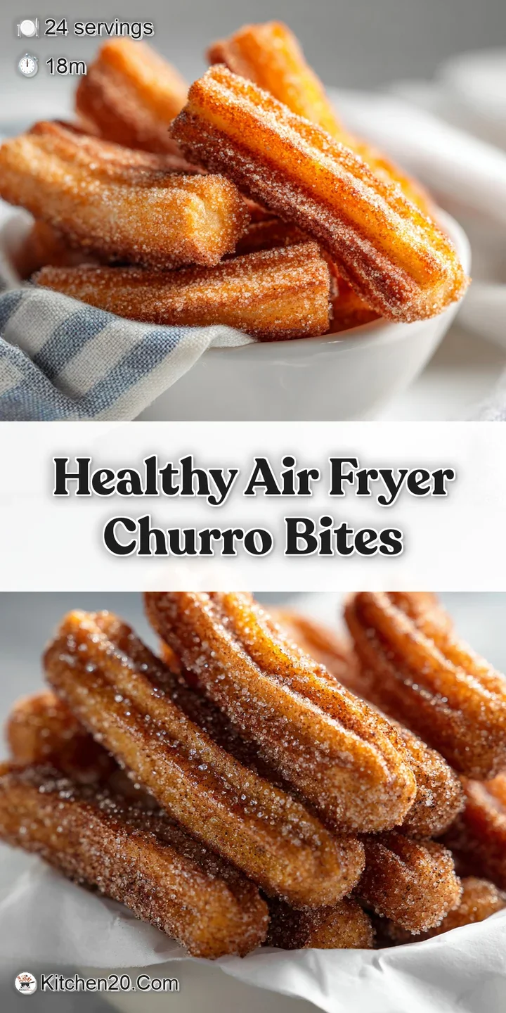 Close-up of a single air fryer churro bite. Sugary crystals glisten, hinting at the warm, cinnamon-spiced flavor within.
