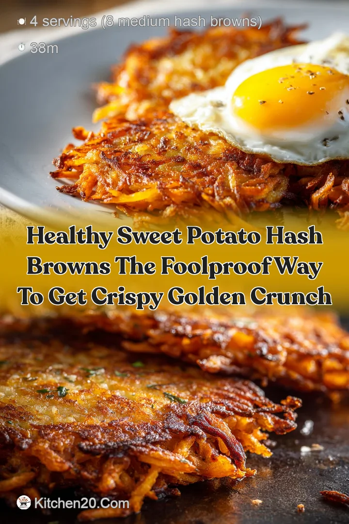 Healthy Sweet Potato Hash Browns The Foolproof Way to Get Crispy Golden Crunch