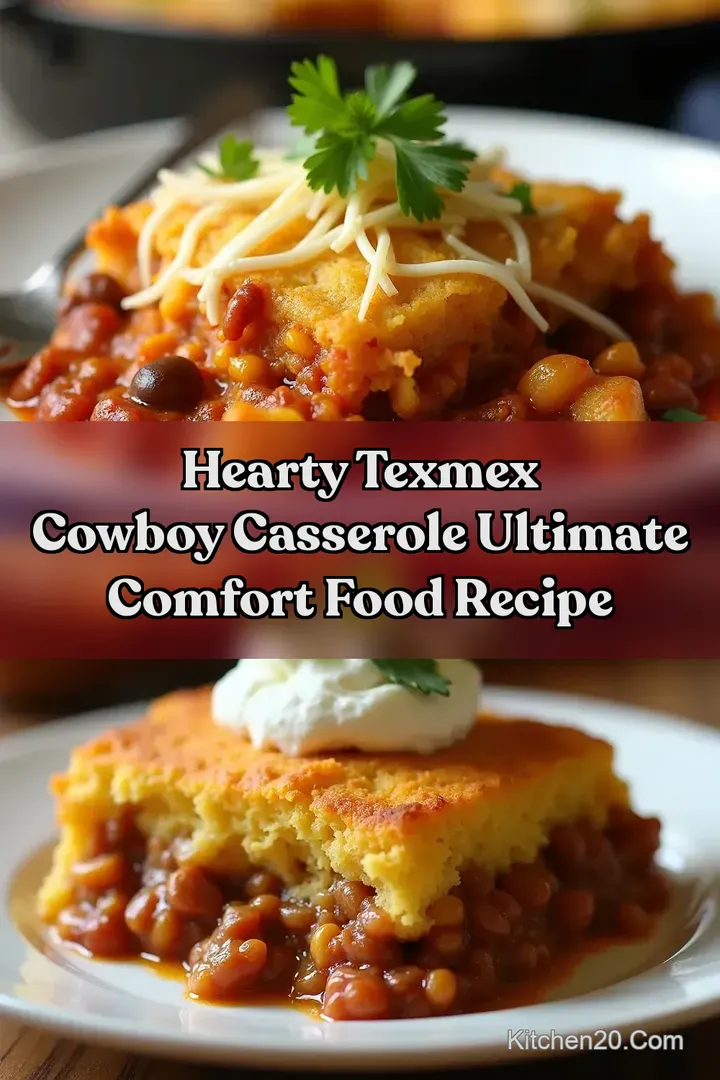 Hearty TexMex Cowboy Casserole Ultimate Comfort Food Recipe
